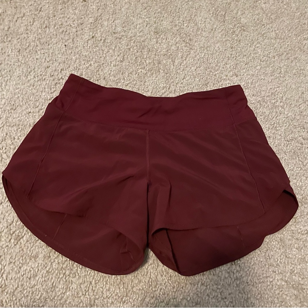 Lululemon Hotty Hot Shorts - Dark Red / Maroon